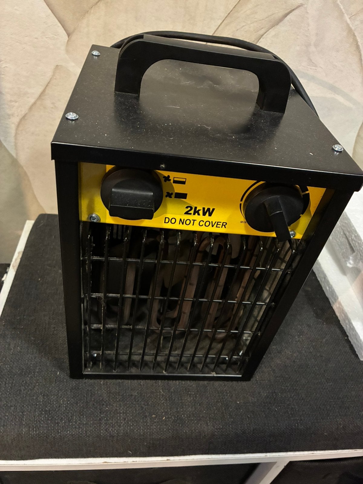 Bouwkachel, Ophalen, Gebruikt, Ventilator