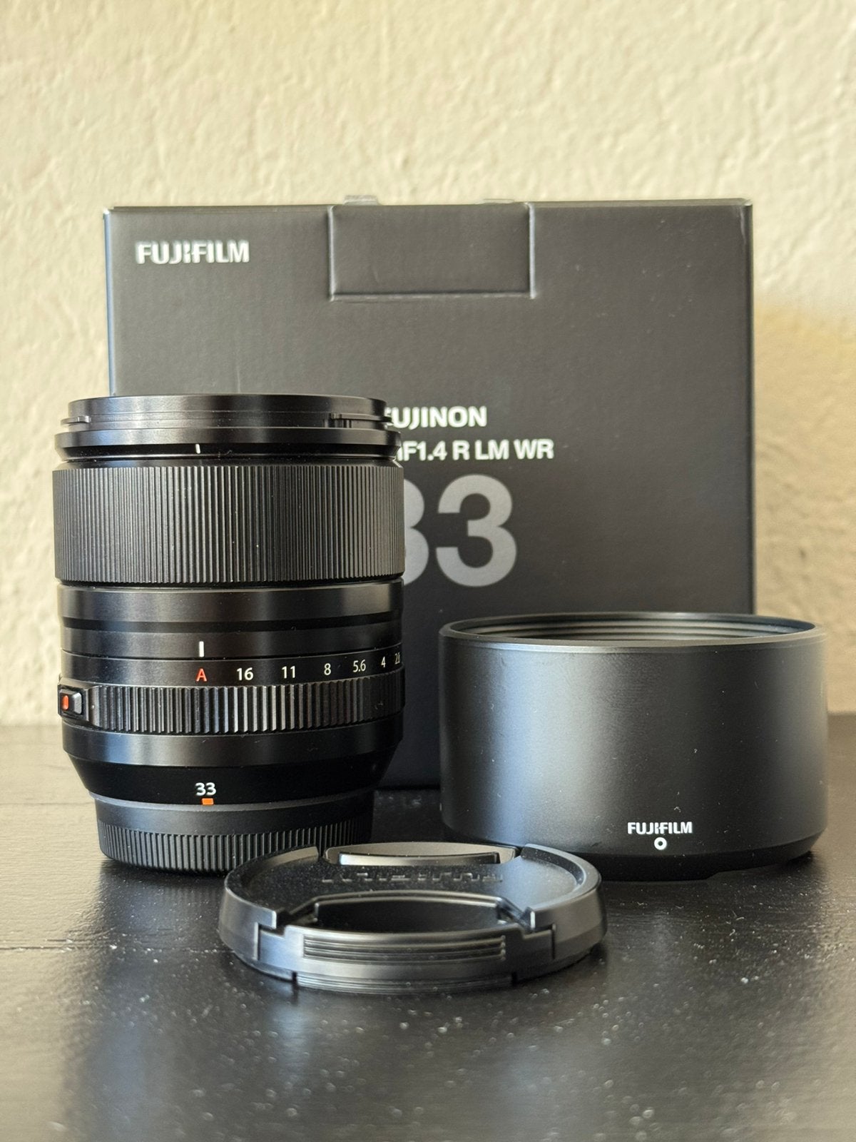 Fujifilm Fujinon XF33mmF1.4 WR Lens Fuji 33mm 33 mm F1.4, Ophalen of Verzenden, Zo goed als nieuw, Fujifilm, Standaardlens
