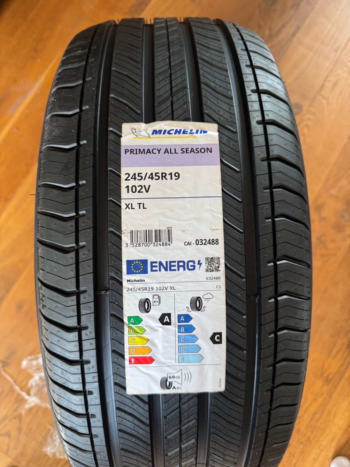 Michelin band Primacy All Seasons 1 Stuk, Ophalen, Nieuw