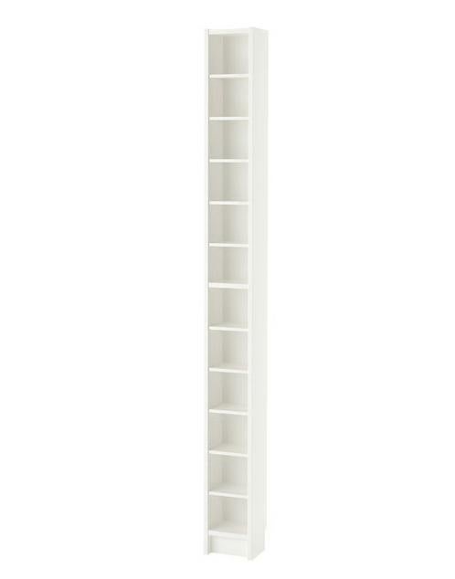 * GEZOCHT: 2 witte Ikea Gnedby / Billy / Benno kasten *, Huis en Inrichting, Ophalen, Met plank(en), Minder dan 50 cm, Gebruikt