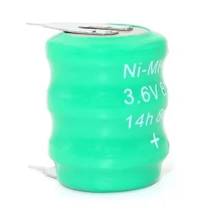 3.6V 80mAh NI-MH BIOS Back-Up Batterij met Pins, Ophalen of Verzenden, SVZ Automatisering