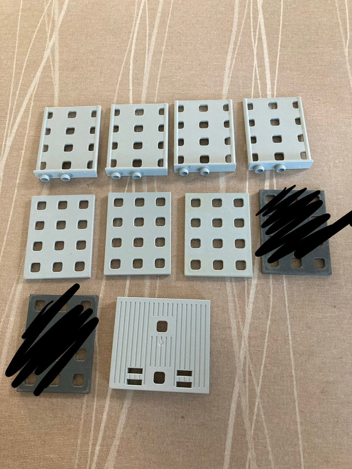 Playmobil plaatjes met gaatjes., Ophalen of Verzenden, Zo goed als nieuw