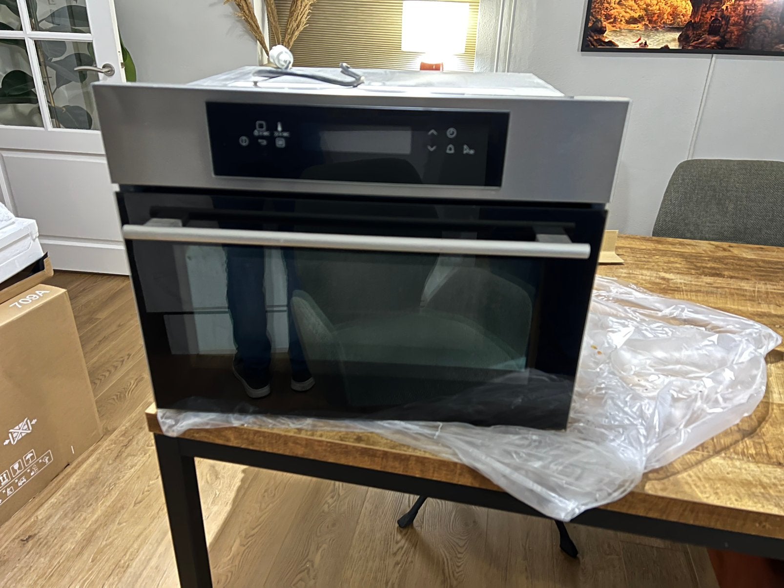 Ikea Kulinarisk combi magnetron- oven, Ophalen, 45 tot 50 cm, Gebruikt, IKEA