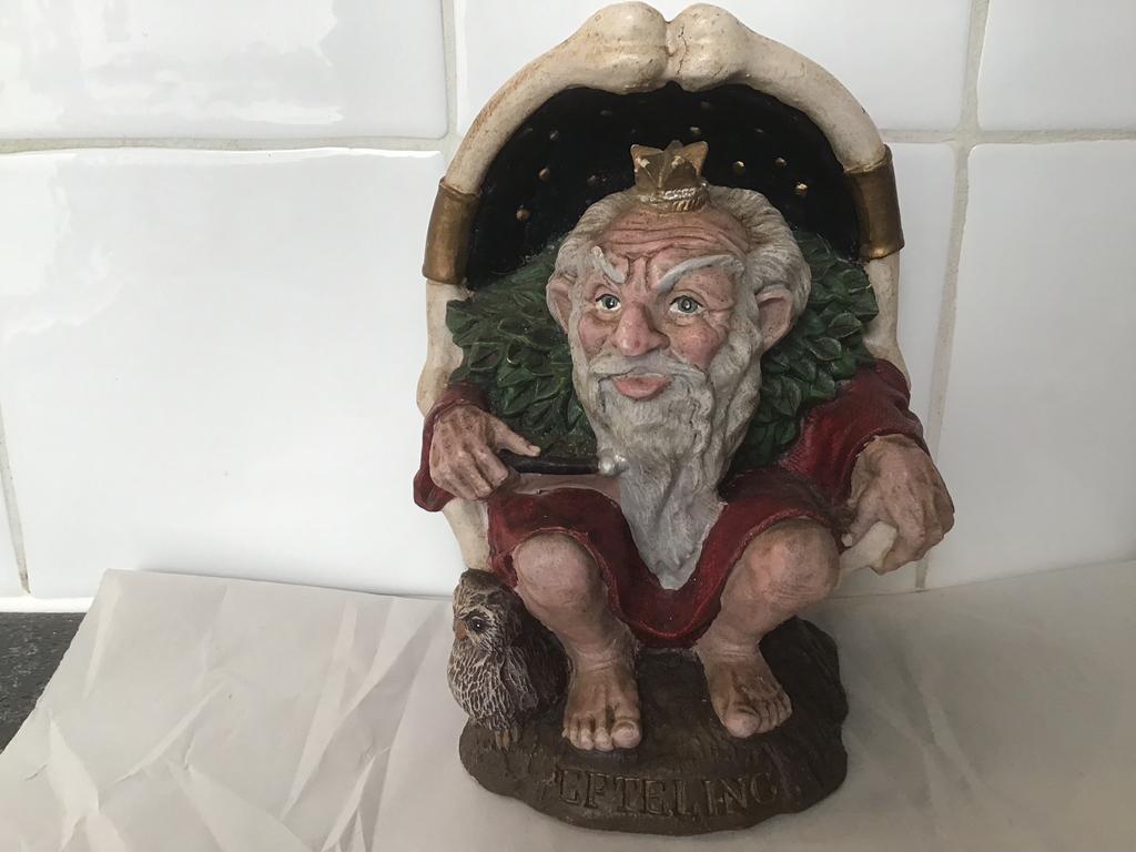Beeld van de Trollenkoning Efteling Sprookjesbos, Verzamelen, Efteling, Ophalen of Verzenden, Zo goed als nieuw, Beeldje of Poppetje