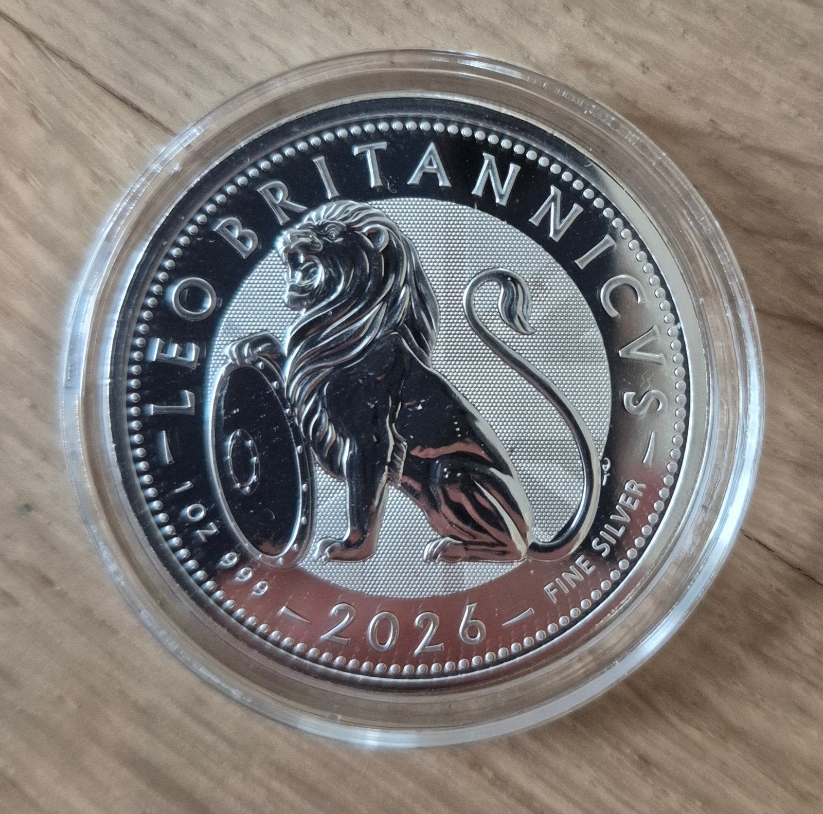 1 oz zilveren munt Royal Mint British Lion 2026, Ophalen of Verzenden, Zilver