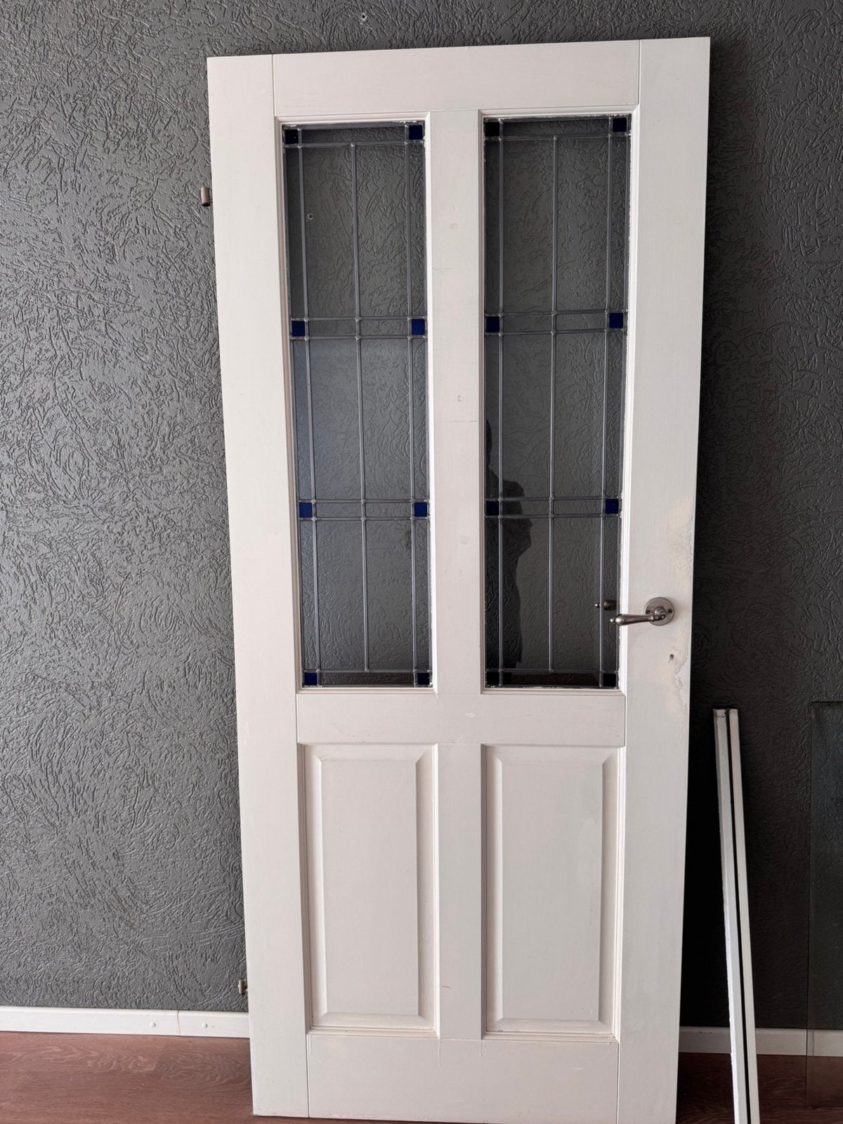 Vintage deur, Doe-het-zelf en Verbouw, Ophalen, Zo goed als nieuw, Binnendeur, 200 tot 215 cm