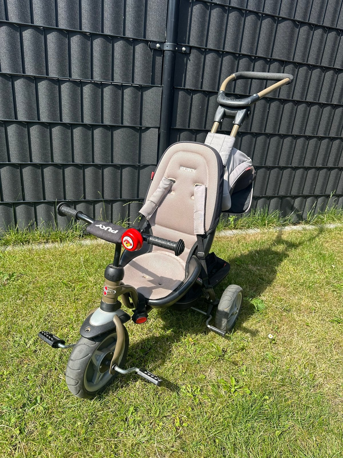 Puky driewieler met duwstang, Ophalen, Gebruikt, Duwstang