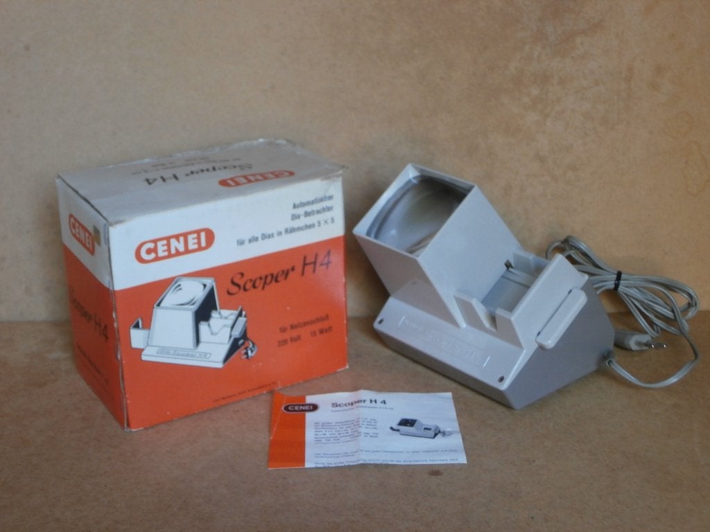 Cenei Scoper H4 Diakijker Diaviewer dia kijker viewer 15Watt, Ophalen of Verzenden, Gebruikt