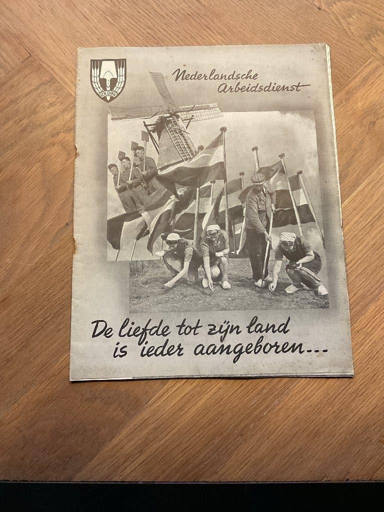 Nederlandsche Arbeidsdienst Brochure WOII, Verzenden, 20e eeuw of later, Onbekend, Gelezen