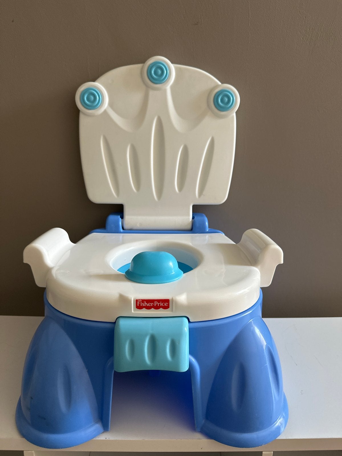 Fisher-Price Potje - Blauw/Wit met geluid, Ophalen of Verzenden, Gebruikt