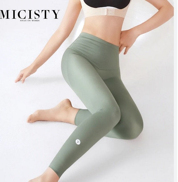 Matcha green high waist butt lift leggings (MICISTY), Maat 42/44 (L), Nieuw, Ophalen of Verzenden, Fitness of Aerobics