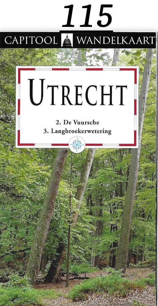 Pl115 capitool wandelkaart utrecht langbroekerwetering, Boeken, 2000 tot heden, Ophalen of Verzenden, Nederland, Landkaart