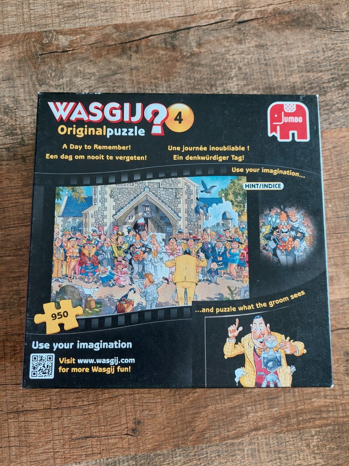 Leuke Wasgij ? Original puzzel nr 4 ! 949 stukjes /€2,50, Ophalen of Verzenden, 500 t/m 1500 stukjes, Gebruikt, Legpuzzel