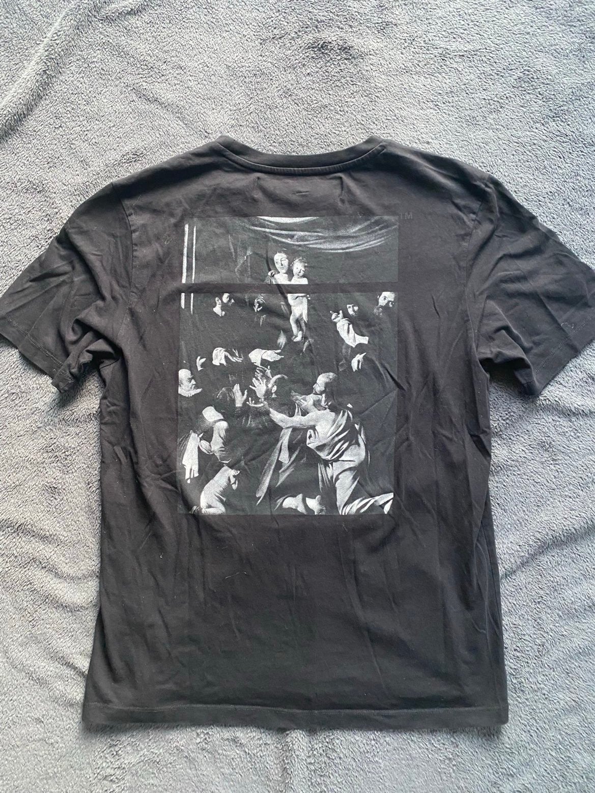 Off-White Caravaggio Painting Black Tee, Ophalen of Verzenden, Zo goed als nieuw, Maat 46 (S) of kleiner, Wit