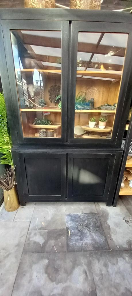 Buffet kast teakhout, Ophalen, Gebruikt, 100 tot 150 cm, Teakhout