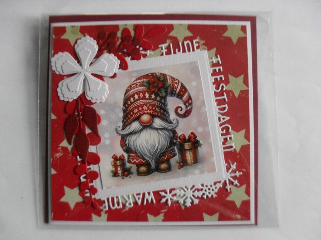 9 kerstkaart met envelop en verpakt, Ophalen of Verzenden, Nieuw, Kerst
