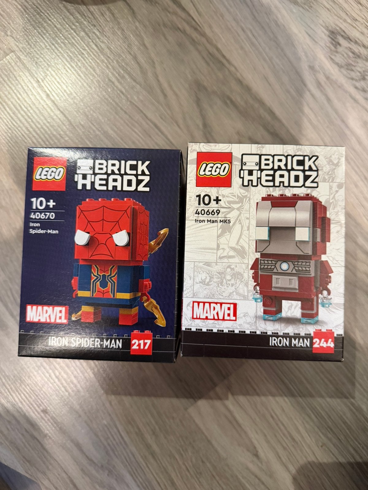 Lego Brickheadz Iron-Spider & Iron Man SEALED MISB, Verzamelen, Transformers, G1, Ophalen, Zo goed als nieuw