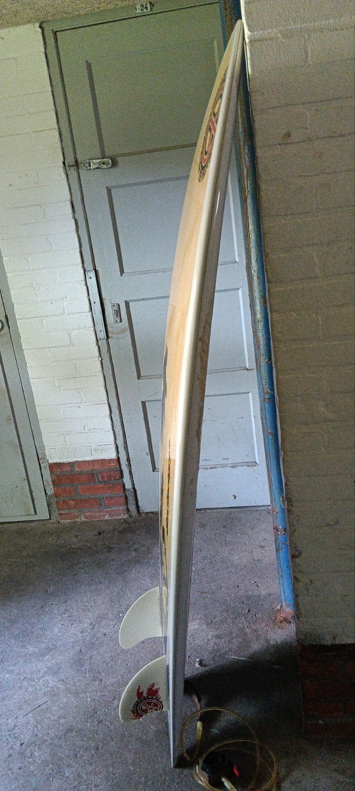 Surfboard Fish model 5"11- Surffactory Old School, Ophalen, Zo goed als nieuw, Fish, Met koord