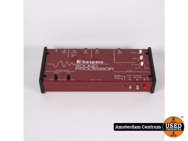 Bespeco Sound Processor - B Grade, Flex Ltd., Gebruikt, https://flex.com/contact-us, Nobelstraat 10, 5807 GA Oostrum LB, Limburg, Nederland