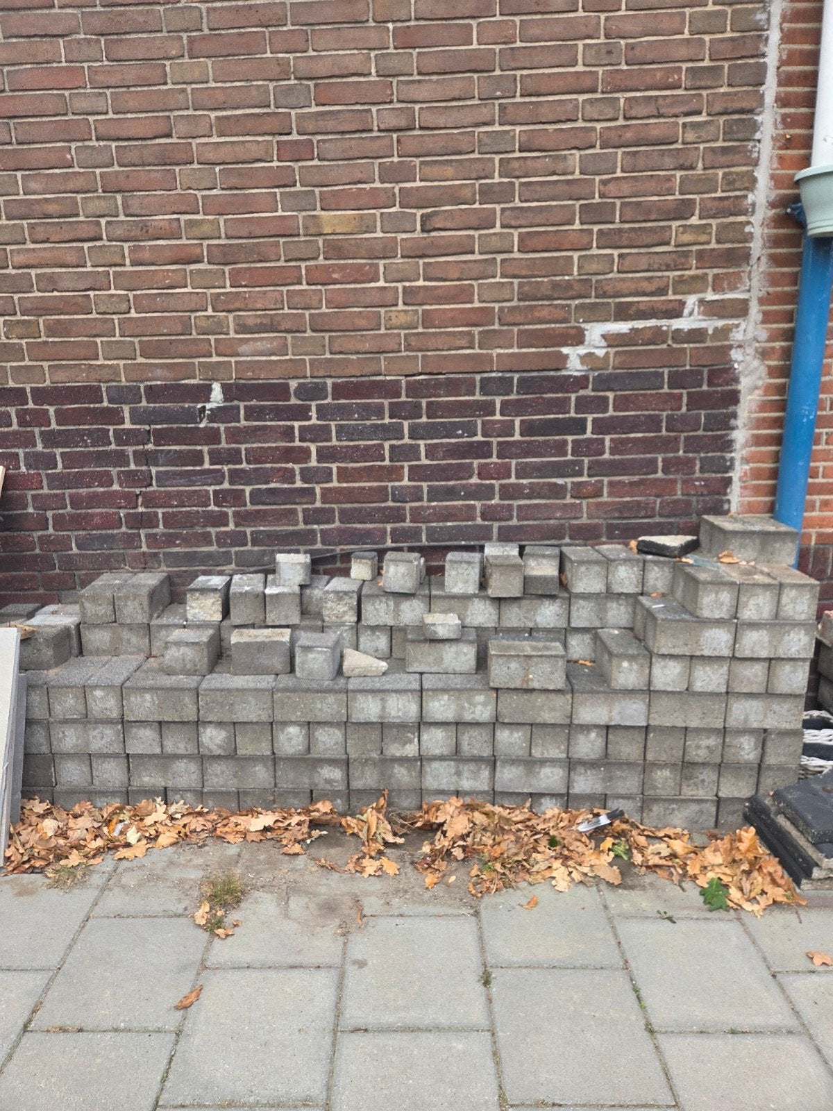 Tuintegels in goede staat, Tuin en Terras, Ophalen, Gebruikt, Beton, Terrastegels