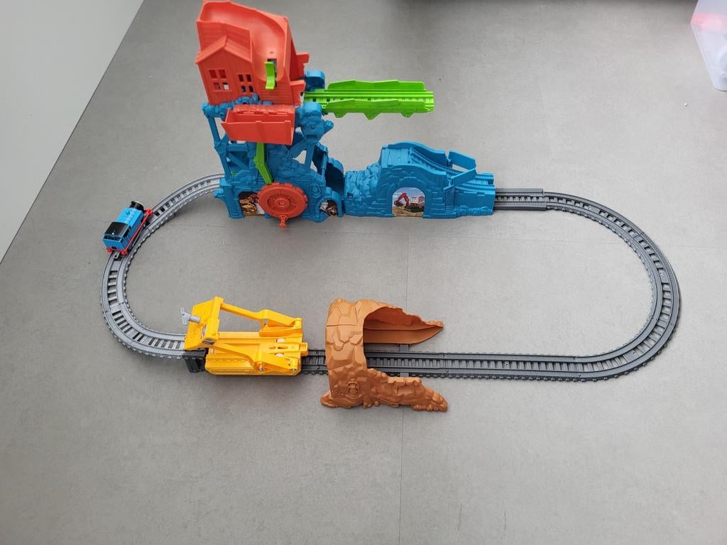Grote Thomas de Trein spoorbaan set met locomotieven, Ophalen of Verzenden, Gebruikt
