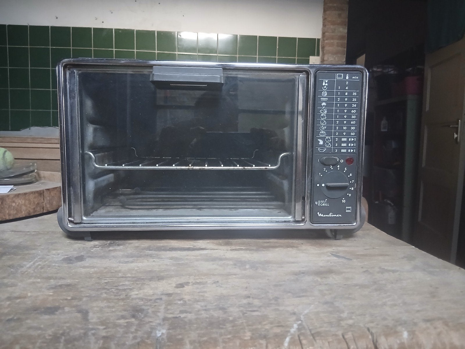 Moulinex Mini-oven met Grill - Compact en Functioneel, Ophalen, Minder dan 45 cm, Minder dan 45 cm, Vrijstaand