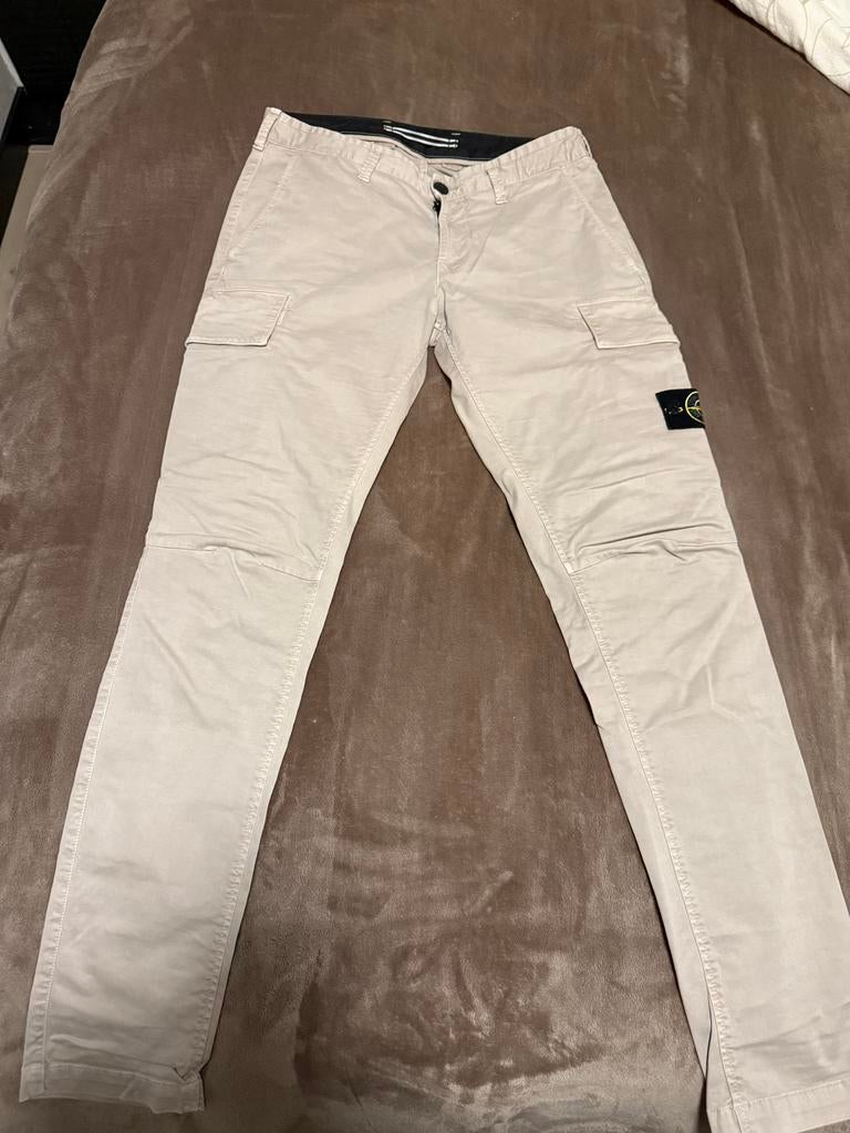Stone Island Cargo Broek - Beige - Maat W30, Ophalen, Zo goed als nieuw, Maat 46 (S) of kleiner, Beige