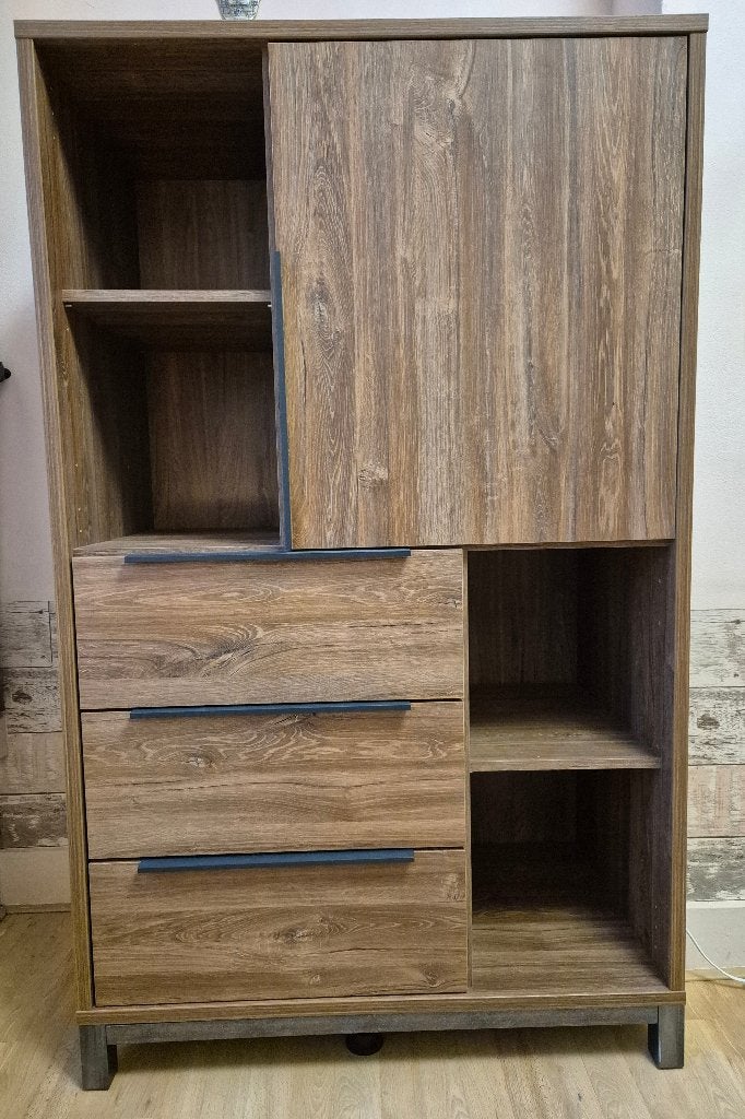 Kast, Ophalen, Gebruikt, 100 tot 150 cm, Eikenhout