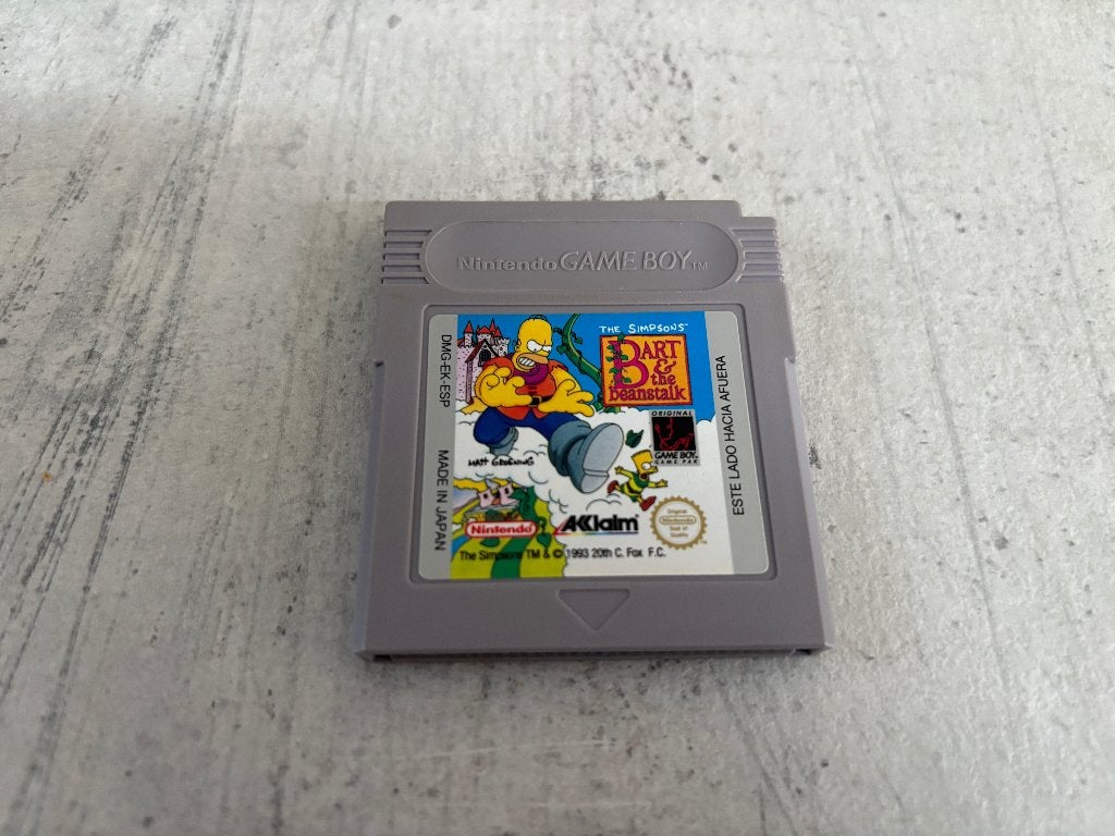 The Simpsons Bart And The Beanstalk Nintendo Gameboy Classic, Spelcomputers en Games, Avontuur en Actie, 1 speler, Ophalen of Verzenden