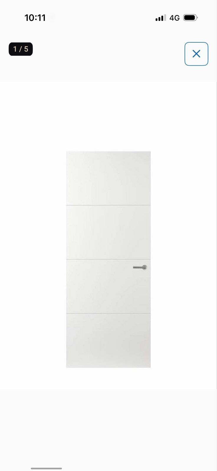 Nieuwe Svedex stompe binnendeur 231.5x83cm (volspaan), Doe-het-zelf en Verbouw, Deuren en Horren, Ophalen, 80 tot 100 cm, 215 cm of meer