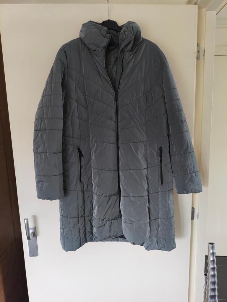 Bexleys Woman gewatteerde jas - Grijs/groen - Maat 46, Kleding | Dames, Maat 46/48 (XL) of groter, Ophalen of Verzenden, Zo goed als nieuw