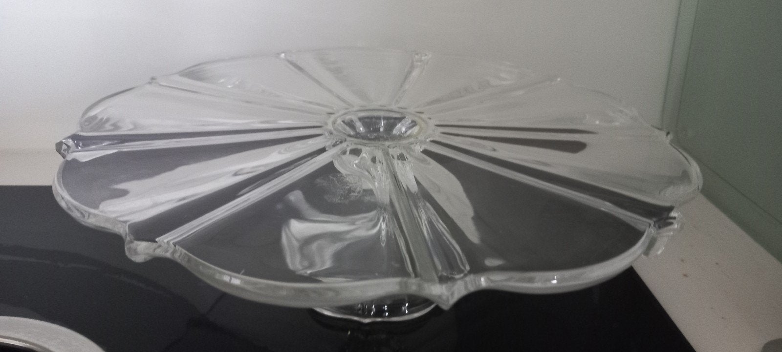 Taartschaal Glas, Ophalen of Verzenden