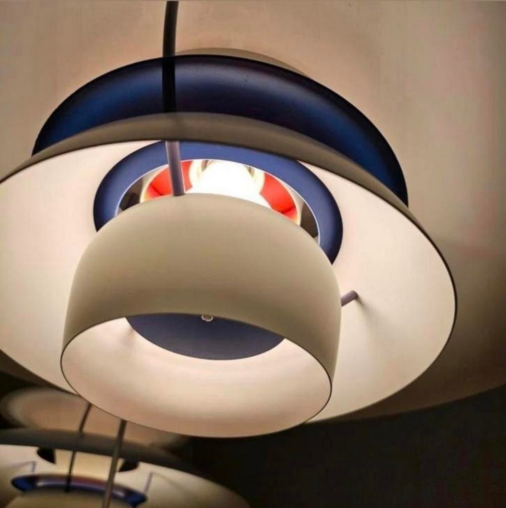 ophangklaar PH5 Louis Poulsen lamp  vintage Deens design wit, Ophalen of Verzenden, Zo goed als nieuw, Metaal, Minder dan 50 cm
