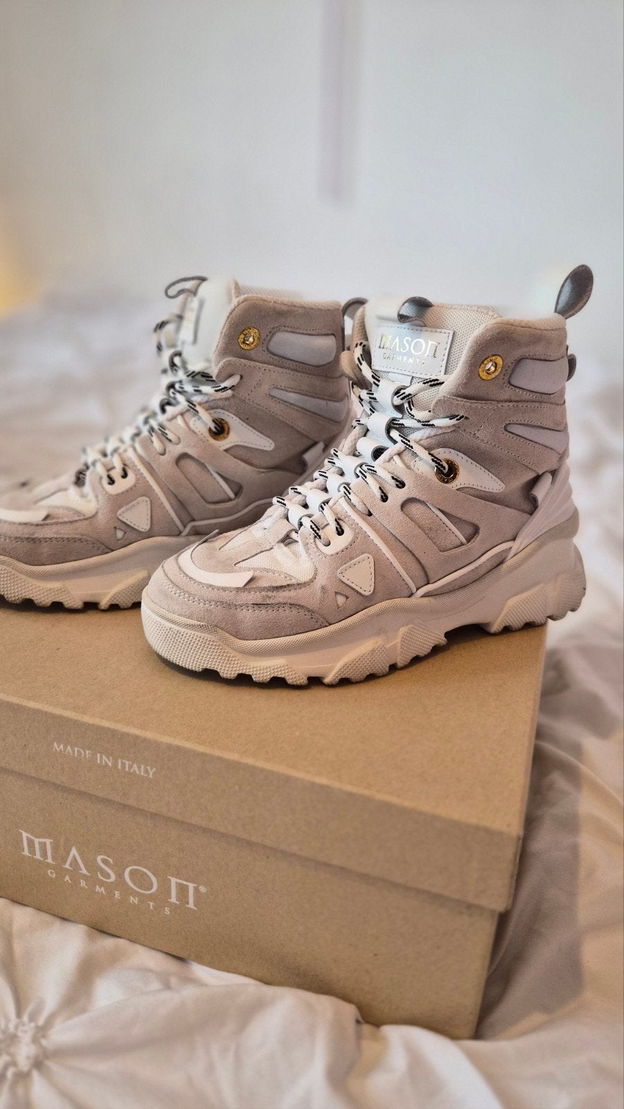 Mason Garment Genova Hi sneaker boots maat 36, Ophalen of Verzenden, Zo goed als nieuw, Zwart, Sneakers of Gympen
