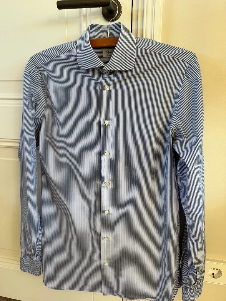 OGER overhemd maat 40, Halswijdte 39/40 (M), Verzenden, Blauw, Oger