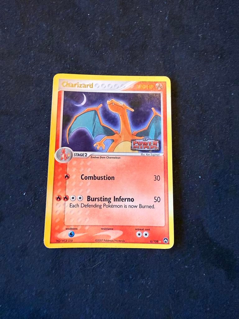 Pokémon Kaart Charizard 6/108 Power Keepers Holo, Ophalen of Verzenden, Gebruikt, Losse kaart