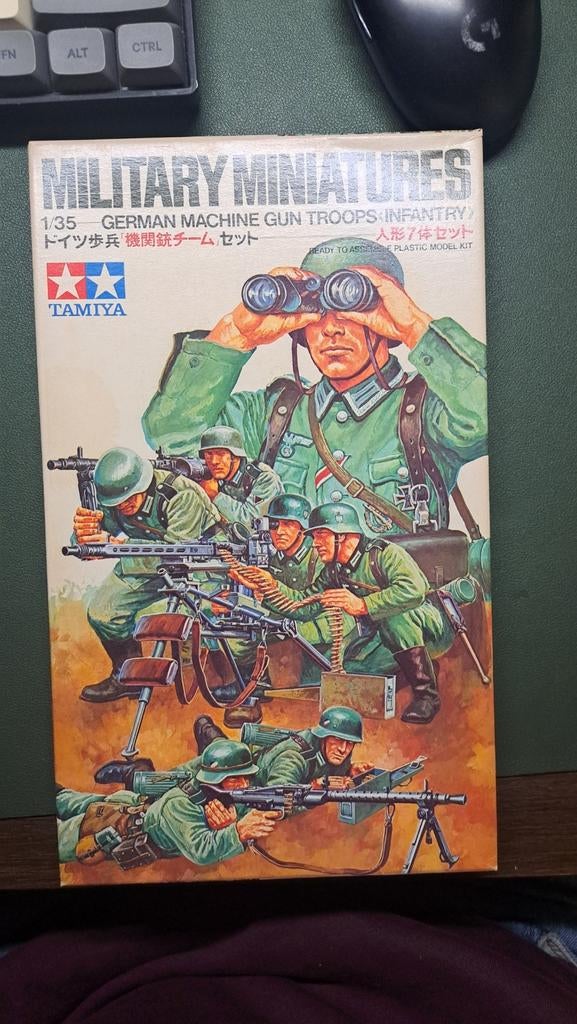 Tamiya german machine gun troops, Ophalen of Verzenden, Nieuw, 1:35 tot 1:50
