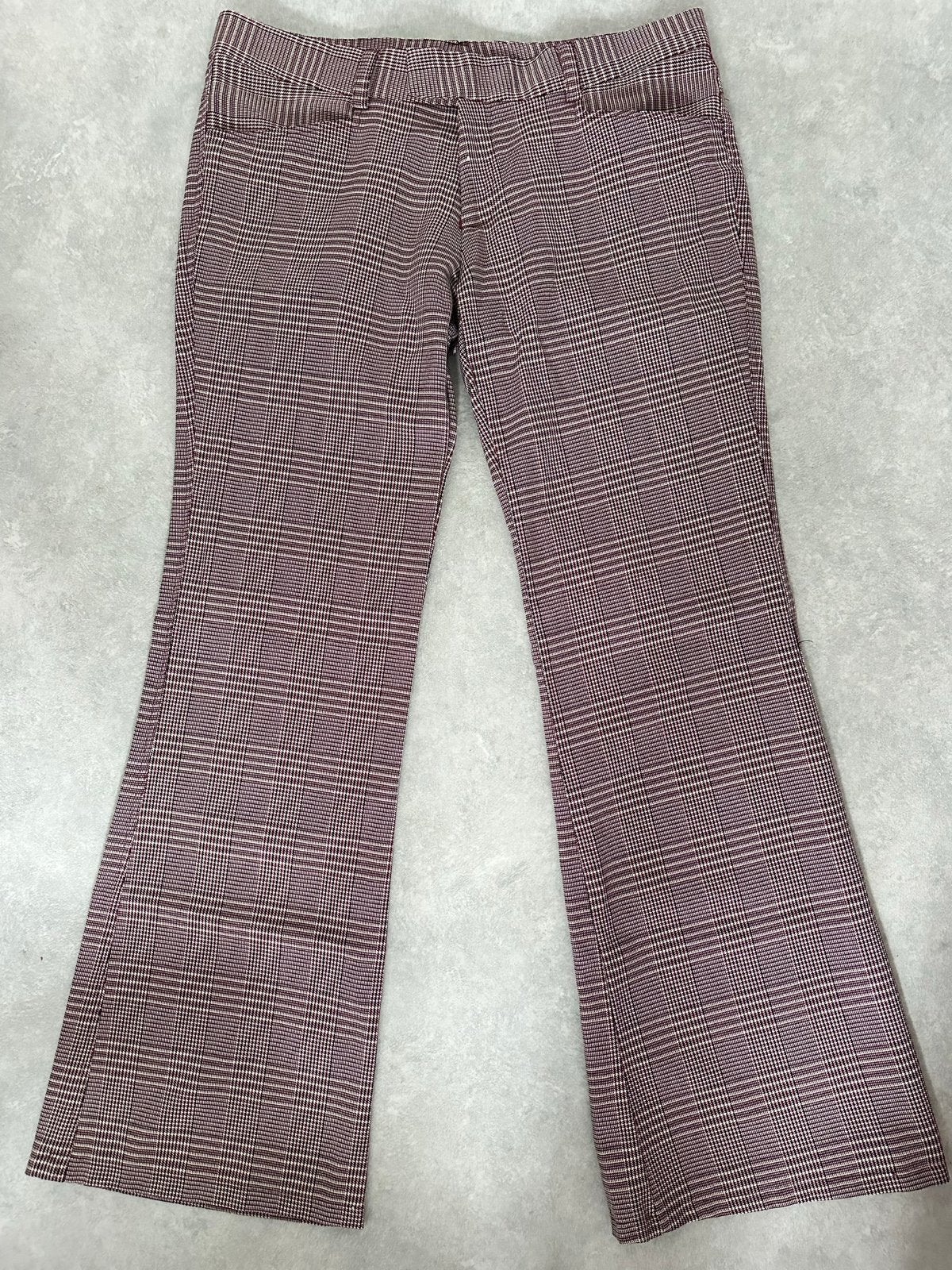 Chenaski flared broek met pied-de-poule patroon, Maat 46/48 (XL) of groter, Ophalen of Verzenden, Zo goed als nieuw, Lang