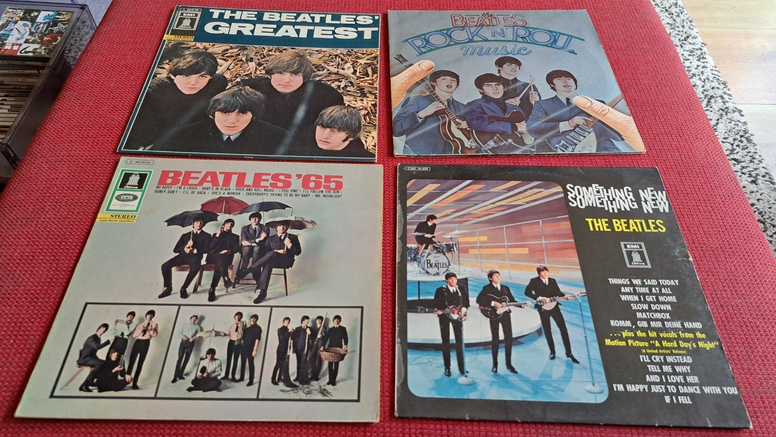 4lp's Beatles '65/Something new/'Greatest/ Rock ' roll music, Ophalen of Verzenden, Rock