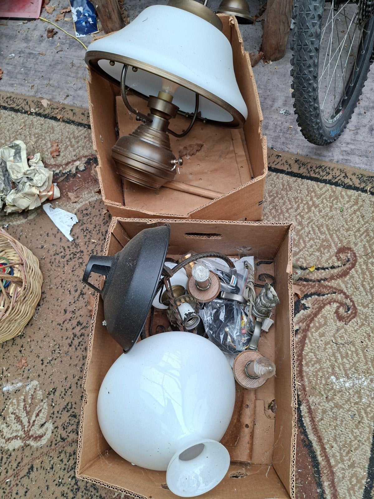 2 dozen lampen, Ophalen