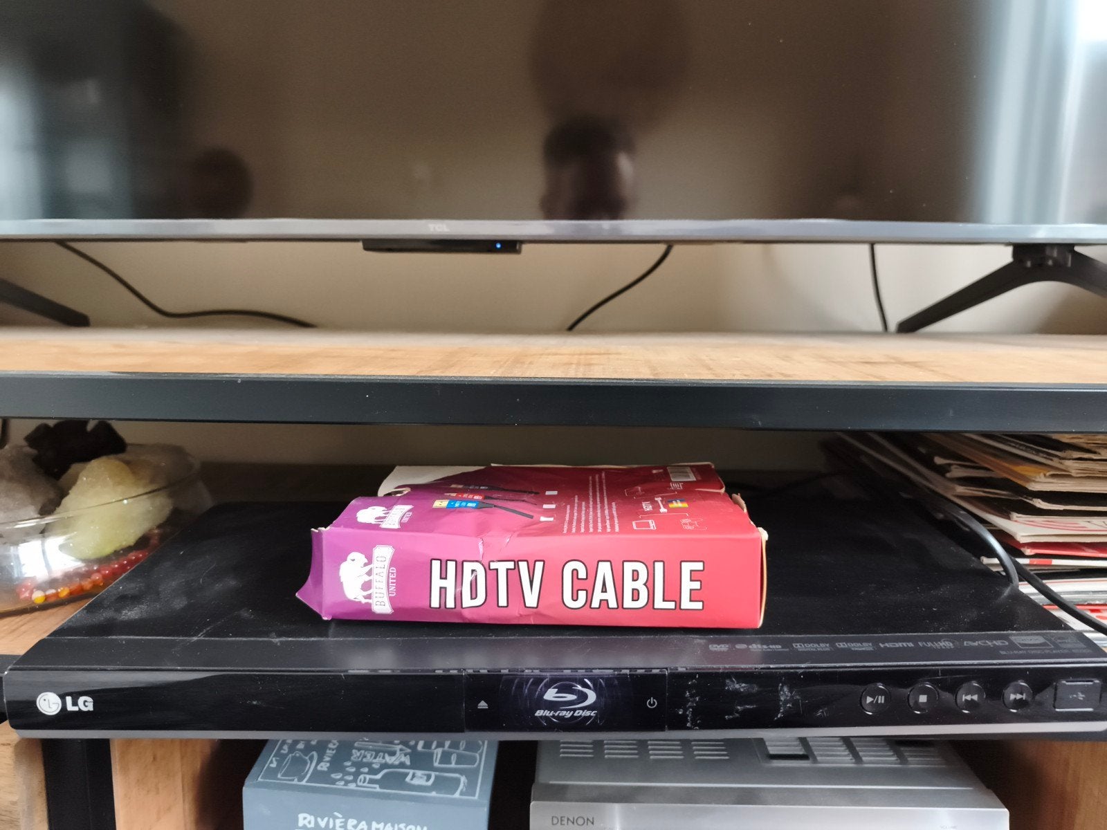 LG Blu-ray/DVD speler met HDMI en kabel, Ophalen of Verzenden