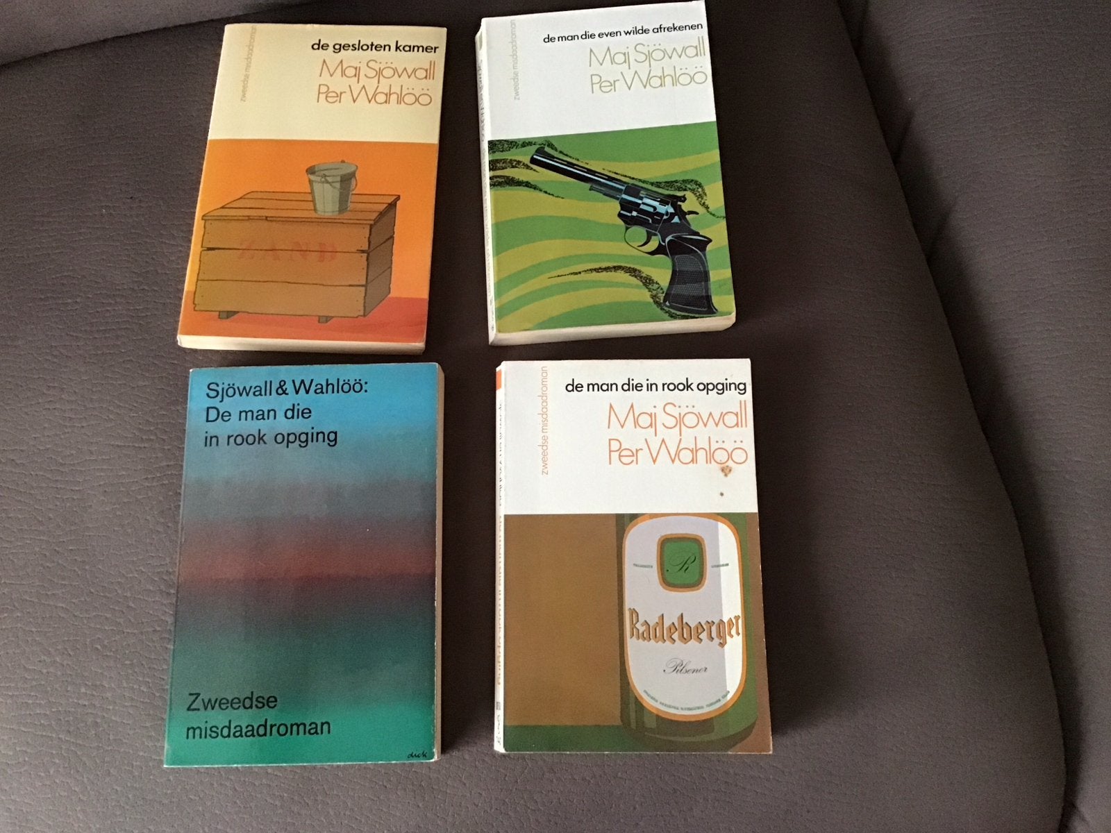 Maj Sjöwall & Per Wahlöö - 4 Zweedse misdaadromans, Boeken, Ophalen of Verzenden, Gelezen