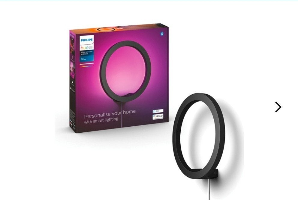 Philips Hue Sana wandlampen - 2 stuks, Ophalen, Philips, Zwart, Overige fittingen