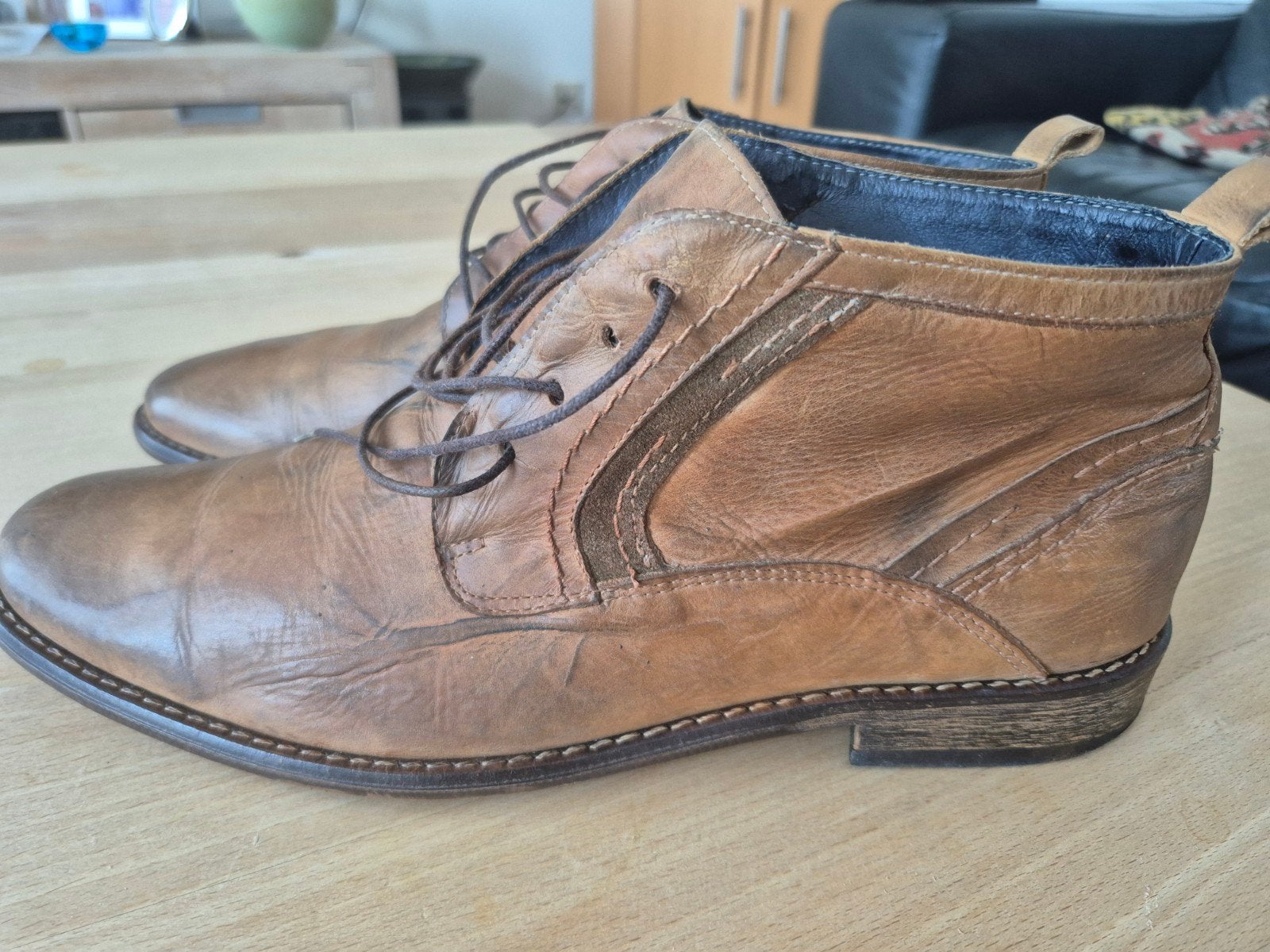 Prachtige schoenen Capristtano.Maat 43., Capristtano, Bruin, Ophalen of Verzenden, Gedragen