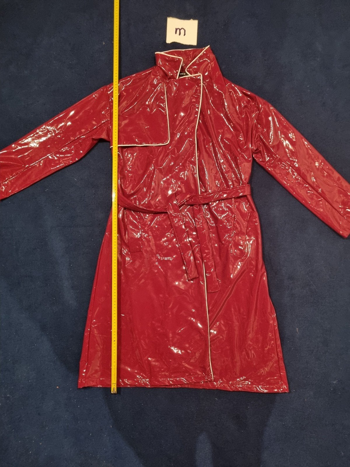 Lak Jas Petticoat Rood, Maat 38/40 (M), Verzenden, Rood, Onbekend