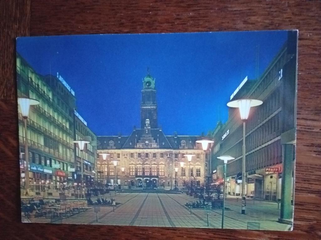 Rotterdam  - Stadhuisplein met Stadhuis, Verzenden, Ongelopen, Zuid-Holland