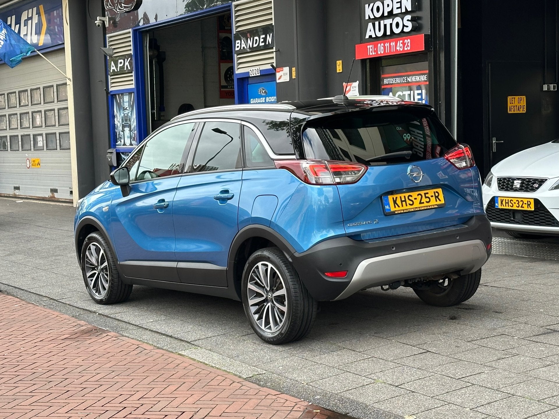 Opel Crossland X 1.2 Turbo Online Edition Automaat Navi Carp, Auto's, 840 kg, Gebruikt, Euro 6, Blauw