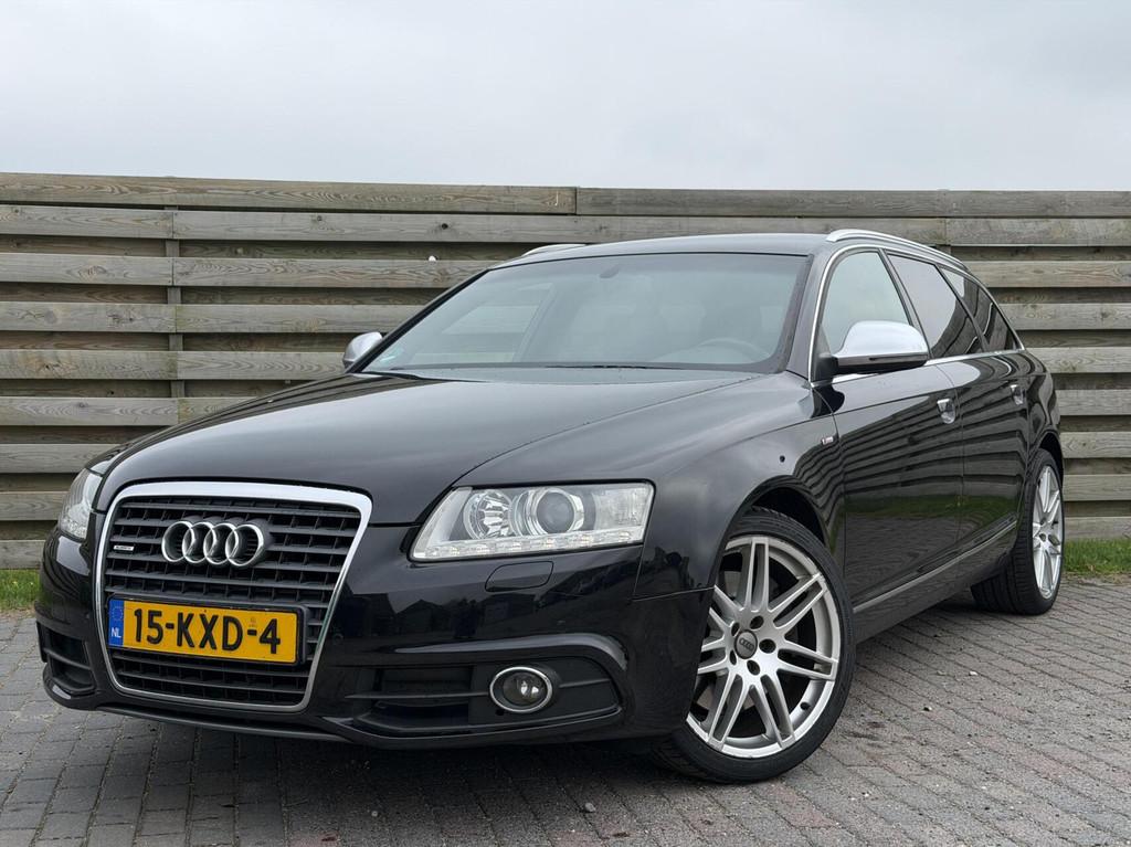 Audi A6 Avant 2.8 FSI quattro S-line luchtver. Stoelver., Auto's, Euro 5, Zwart, Handgeschakeld, Vierwielaandrijving
