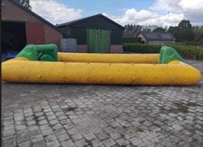 Springkussen voetbalveld JB-Inflatbles, Ophalen, Gebruikt