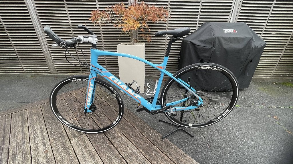 Giant FastRoad SLR 2 Fitnessfiets / Hybride – Maat L, Ophalen, 28 inch, Gebruikt, Aluminium